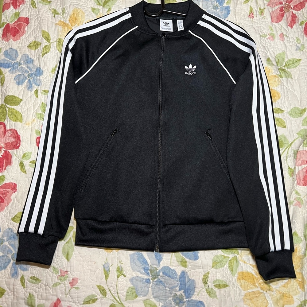 Adidas Black ADICOLOR CLASSICS PRIMEBLUE SST TRACK JACKET Size XS